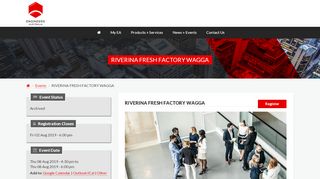
                            9. riverina fresh factory wagga - Welcome to Engineers Australia Portal