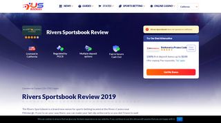 
                            9. Rivers Sportsbook 2019 | Get up to $250 at signup!