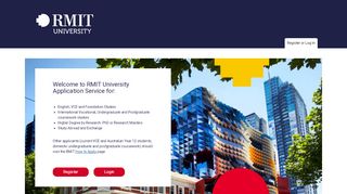 
                            3. RMIT Apply Online (not Logged In) - Register or Login