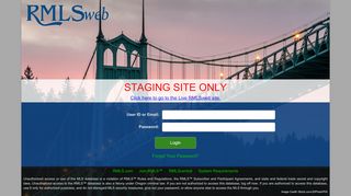 
                            1. RMLSweb - Login Page