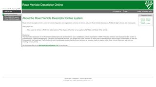 
                            5. Road Vehicle Descriptor Online - myrta.com