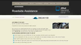 
                            5. Roadside Assistance | Allied Insurance