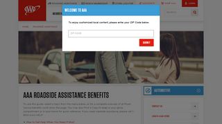 
                            4. Roadside Assistance Benefits - AAA.com