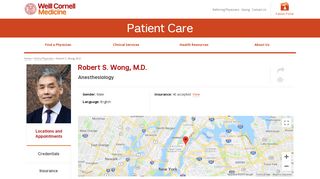 
                            8. Robert S. Wong, M.D. | Weill Cornell Medicine