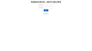 
                            6. ROBOCHECK - Login Page