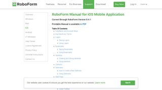 
                            7. RoboForm Manual iOS