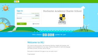 
                            5. Rochester Academy Charter School - IXL