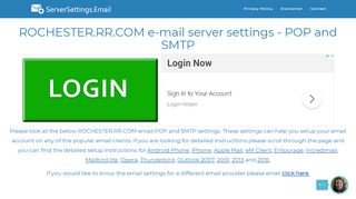 
                            6. ROCHESTER.RR.COM e-mail server settings - …