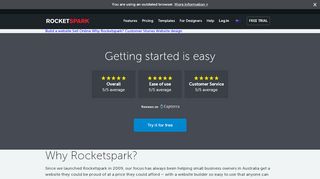 
                            10. ROCKETSPARK: Website Builder Australia | Beautifully Simple ...