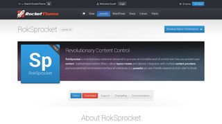 
                            9. RocketTheme - Joomla Extensions - RokSprocket