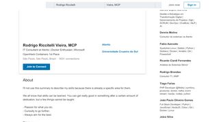 
                            7. Rodrigo Riccitelli Vieira, MCP - IT Consultant - Atento ...