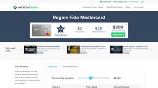 
                            6. Rogers Fido Mastercard | creditcardGenius