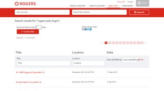 
                            4. Rogers Jobs Login - Rogers Communications Jobs