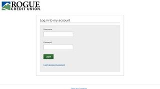 
                            2. Rogue Credit Union | Login