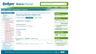 
                            6. ROLAND JurWay: Tarifdetails | Gothaer Makler-Portal