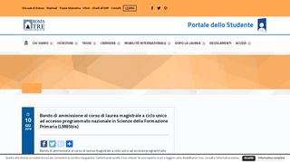 
                            1. Roma Tre > Accedi ai servizi ...