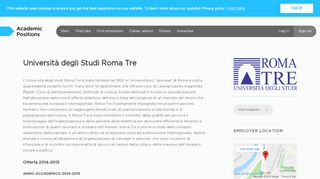 
                            8. Roma Tre University - Academic Positions