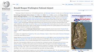 
                            6. Ronald Reagan Washington National Airport - Wikipedia