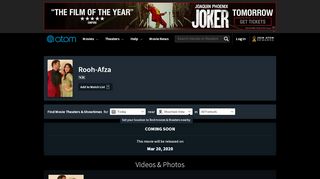 
                            8. Rooh-Afza | Showtimes, Tickets & Reviews - Atom Tickets