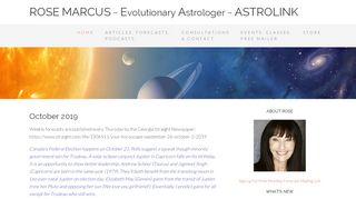 
                            1. Rose Marcus - Astrolink home page.