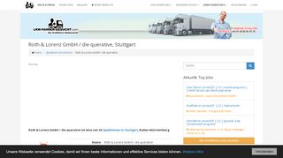 
                            7. Roth & Lorenz GmbH / die querative - Lkw Fahrer gesucht