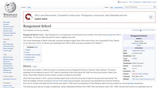 
                            1. Rougemont School - Wikipedia