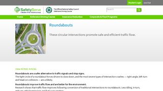 
                            6. Roundabouts - SafetyServe