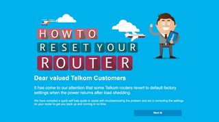 
                            5. Router Reset - Telkom