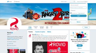 
                            6. Rovio (@Rovio) | Twitter