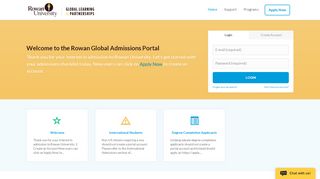 
                            5. Rowan Global Admissions Portal