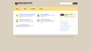 
                            9. Rowan Online Portal | Rowan Online