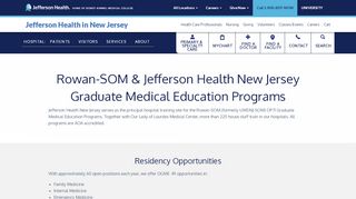 
                            9. Rowan-SOM & Kennedy Programs | Jefferson Health New Jersey