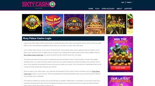 
                            1. Roxy Palace Casino – Login