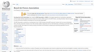 
                            5. Royal Air Forces Association - Wikipedia
