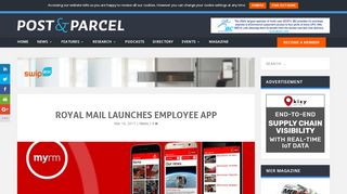 
                            10. Royal Mail launches employee app | Post & Parcel