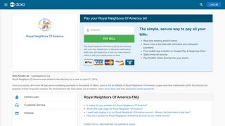 
                            9. Royal Neighbors Of America | Pay Your Bill Online | doxo.com