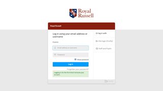 
                            6. Royal Russell: Login