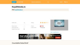 
                            3. Royallifeindia.in: IIS7 - Easy Counter