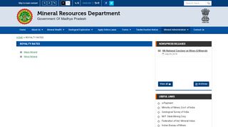 
                            1. Royalty Rates | Mineral Resources Department, Government ...