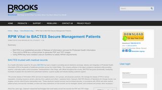 
                            4. RPM Vital to BACTES Secure Management Patients | Brooksnet