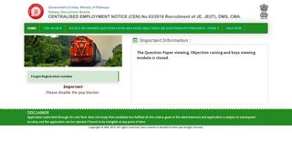 
                            9. RRB Online Reg - Railway Recruitment Boards