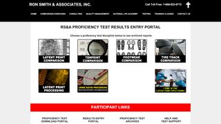 
                            4. RS&A PT Results Entry Portal - Ron Smith & Associates