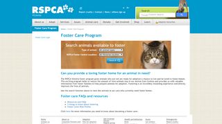 
                            2. RSPCA Victoria Foster Care Program - RSPCA Victoria