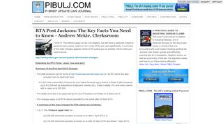 
                            5. RTA Post Jackson: The Key Facts You Need to Know ... - PI Brief Update