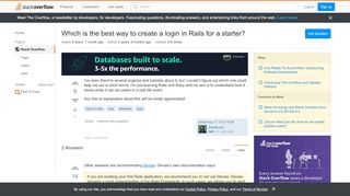 
                            1. ruby - Which is the best way to create a login in …
