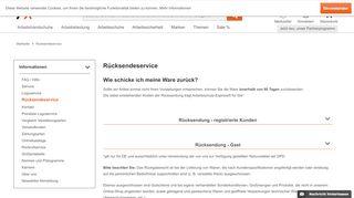 
                            2. Rücksendeservice | Arbeitsschutz-Express