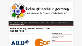 
                            4. Rundfunkbeitrag: German broadcast fee / ARD-ZDF / GEZ ...