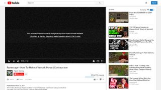 
                            6. Runescape - How To Make A Varrock Portal | Construction - YouTube
