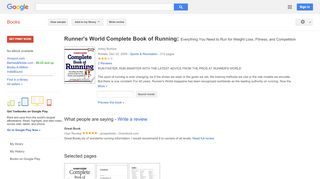 
                            8. Runner's World Complete Book of Running: Everything You Need to Run ...