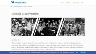 
                            6. Running Club Program » Vacation Races